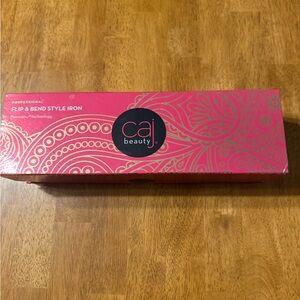 Caj Beauty Flip and Bend Styling Iron Professional Pink